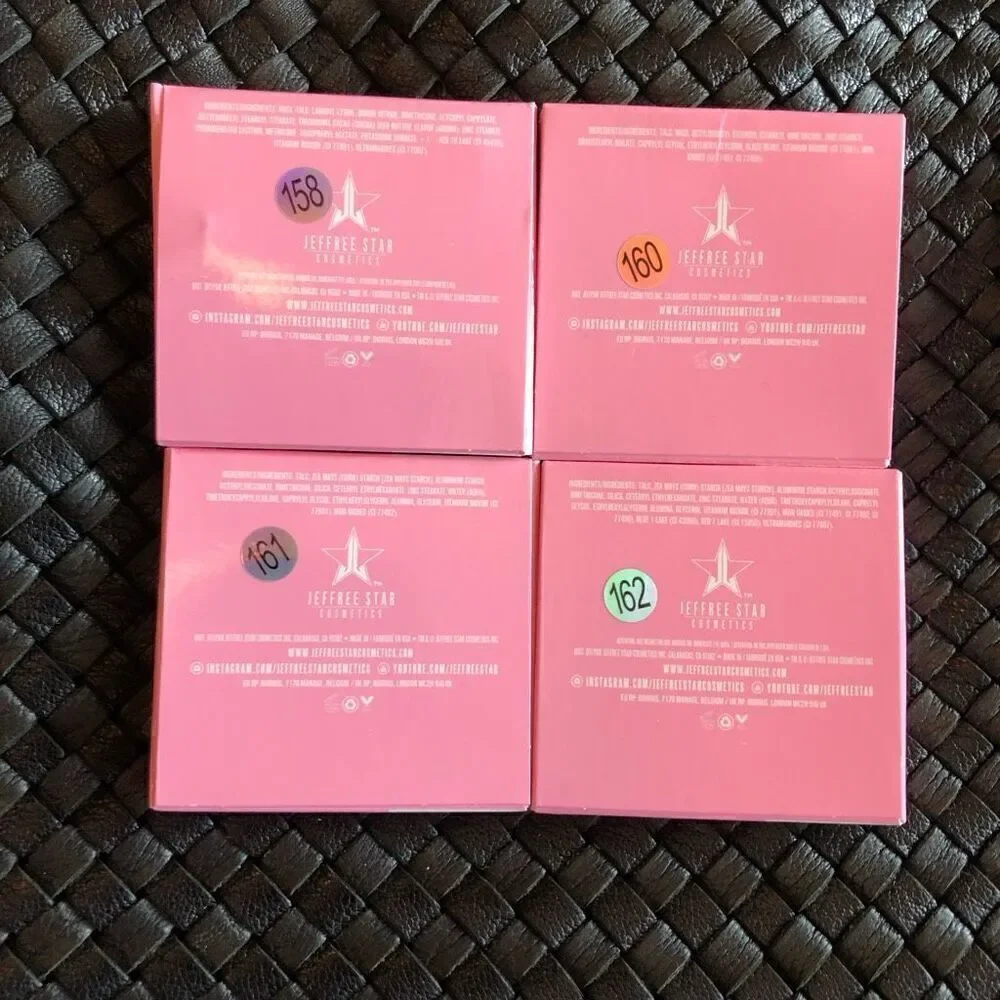 JEFFREE STAR COSMETICS - NWT - Bundle of Four Artistry Singles Eye Shadows